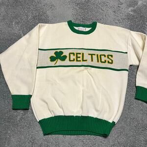 Boston Celtics XL Sweatshirt Vintage 90's Cliff Engle Ltd Adult NBA Official USA